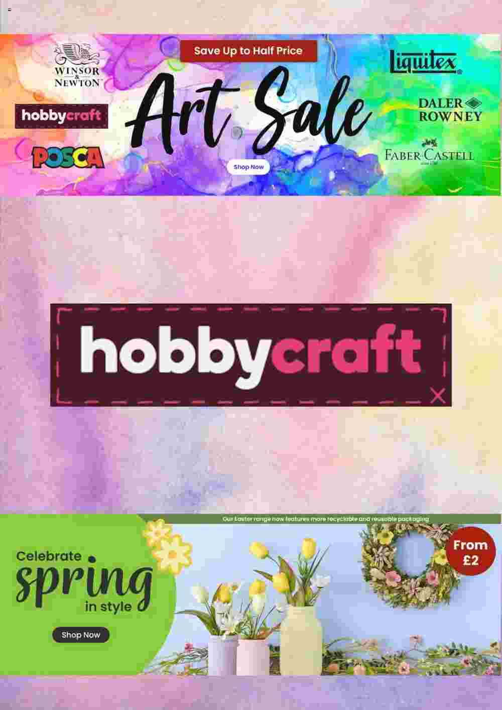 Hobbycraft offers valid from 28/12/2023 - Page 1.