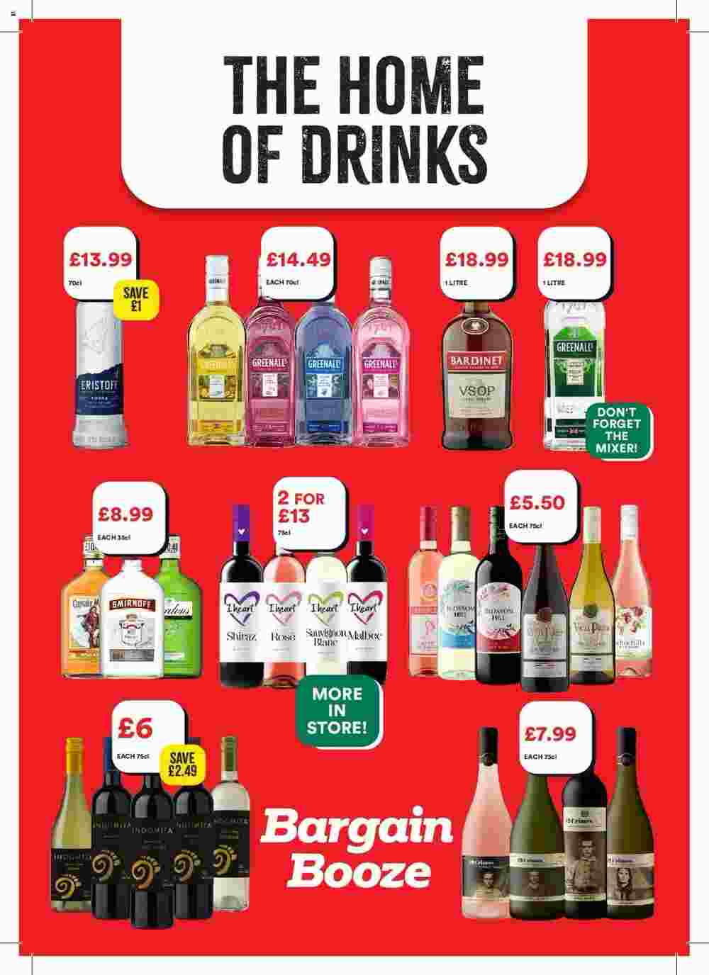 Bargain Booze offers valid from 02/01/2024 - Page 1.