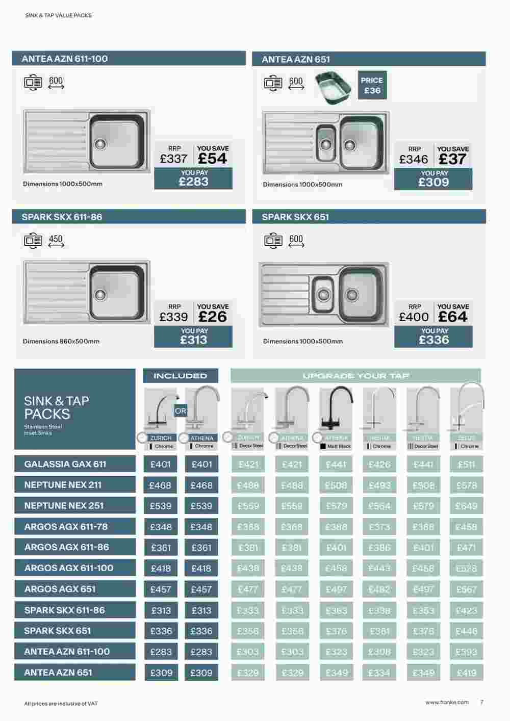 Franke offers valid from 03/01/2024 - Page 7.