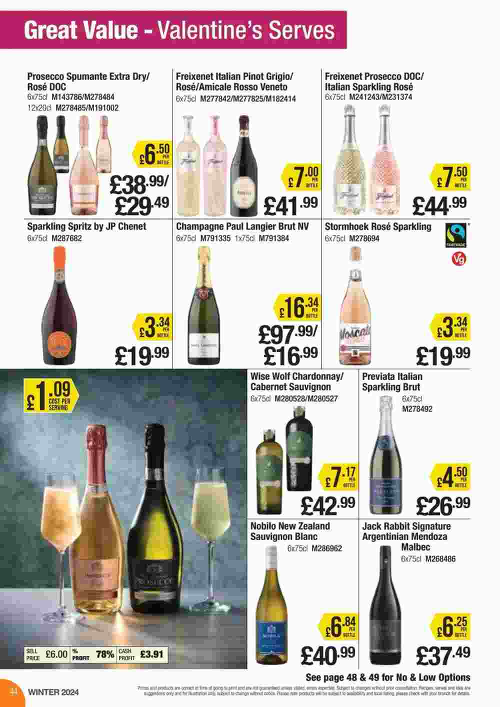 Booker Wholesale offers valid from 03/01/2024 - Page 44.