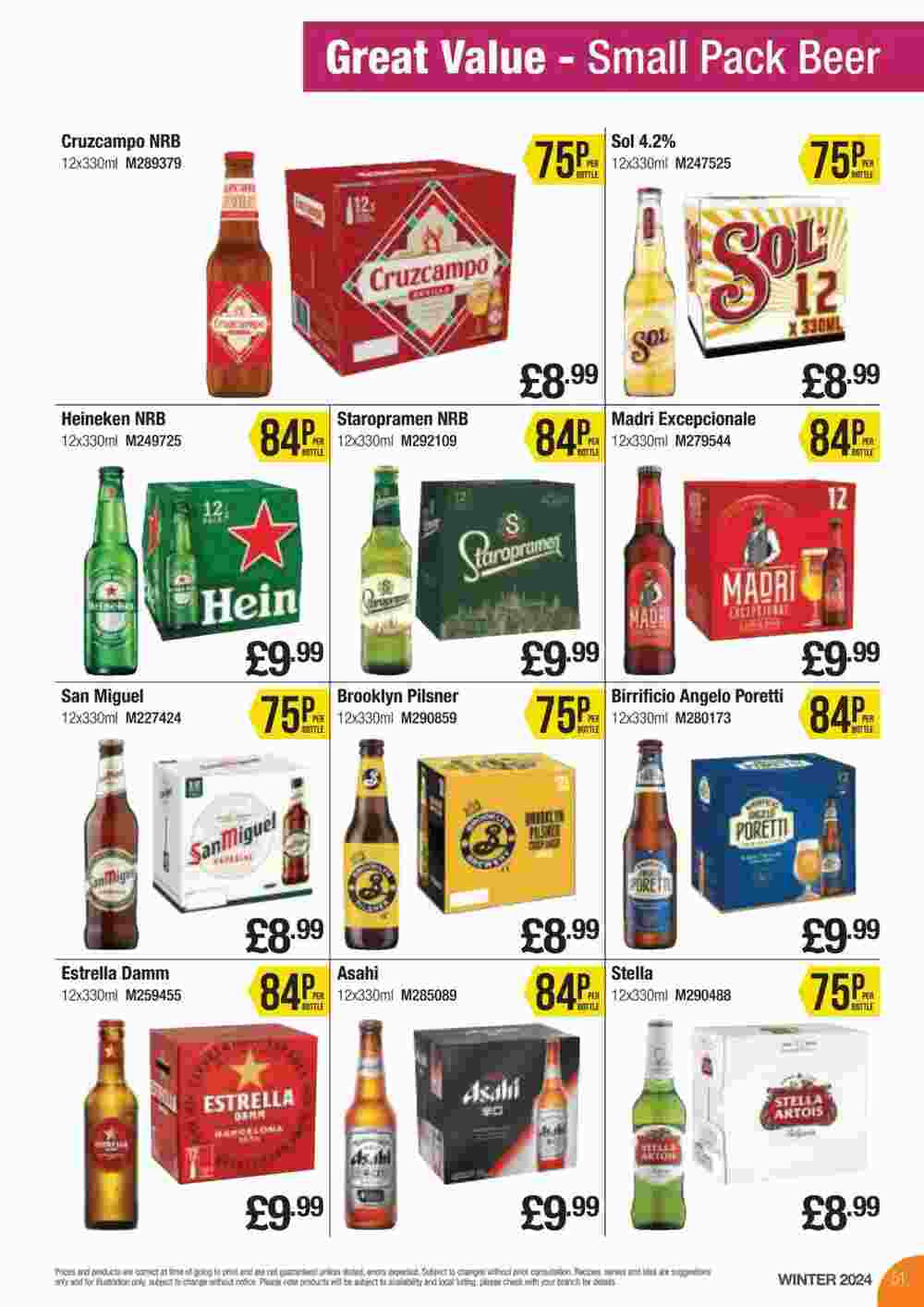 Booker Wholesale offers valid from 03/01/2024 - Page 51.