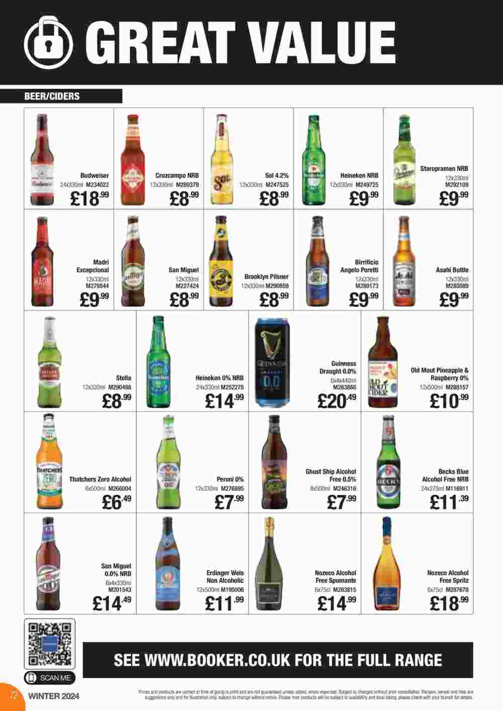Booker Wholesale offers valid from 03/01/2024 - Page 72.
