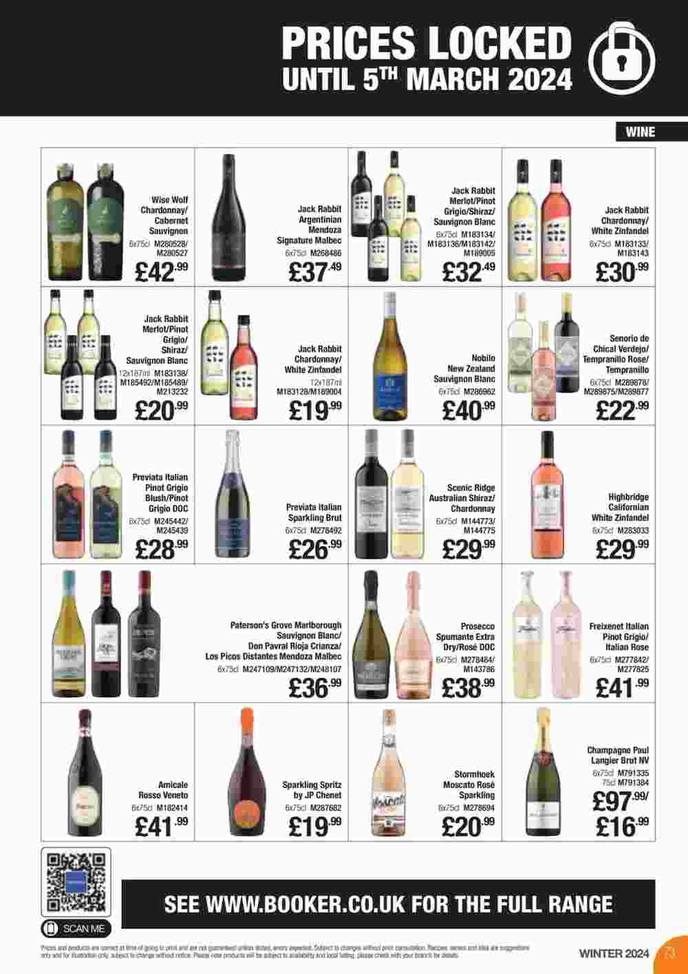 Booker Wholesale offers valid from 03/01/2024 - Page 73.