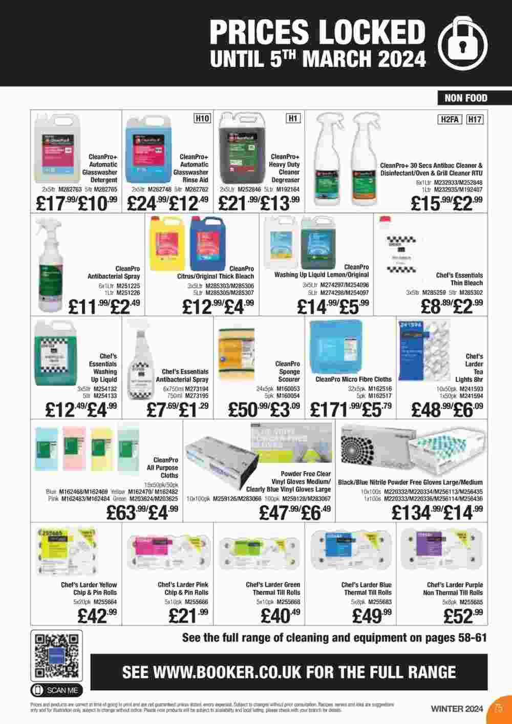 Booker Wholesale offers valid from 03/01/2024 - Page 75.