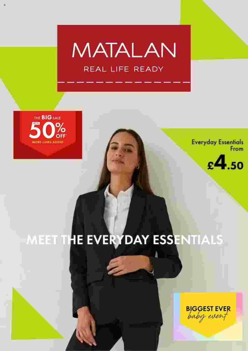 Matalan offers valid from 04/01/2024 - Page 1.