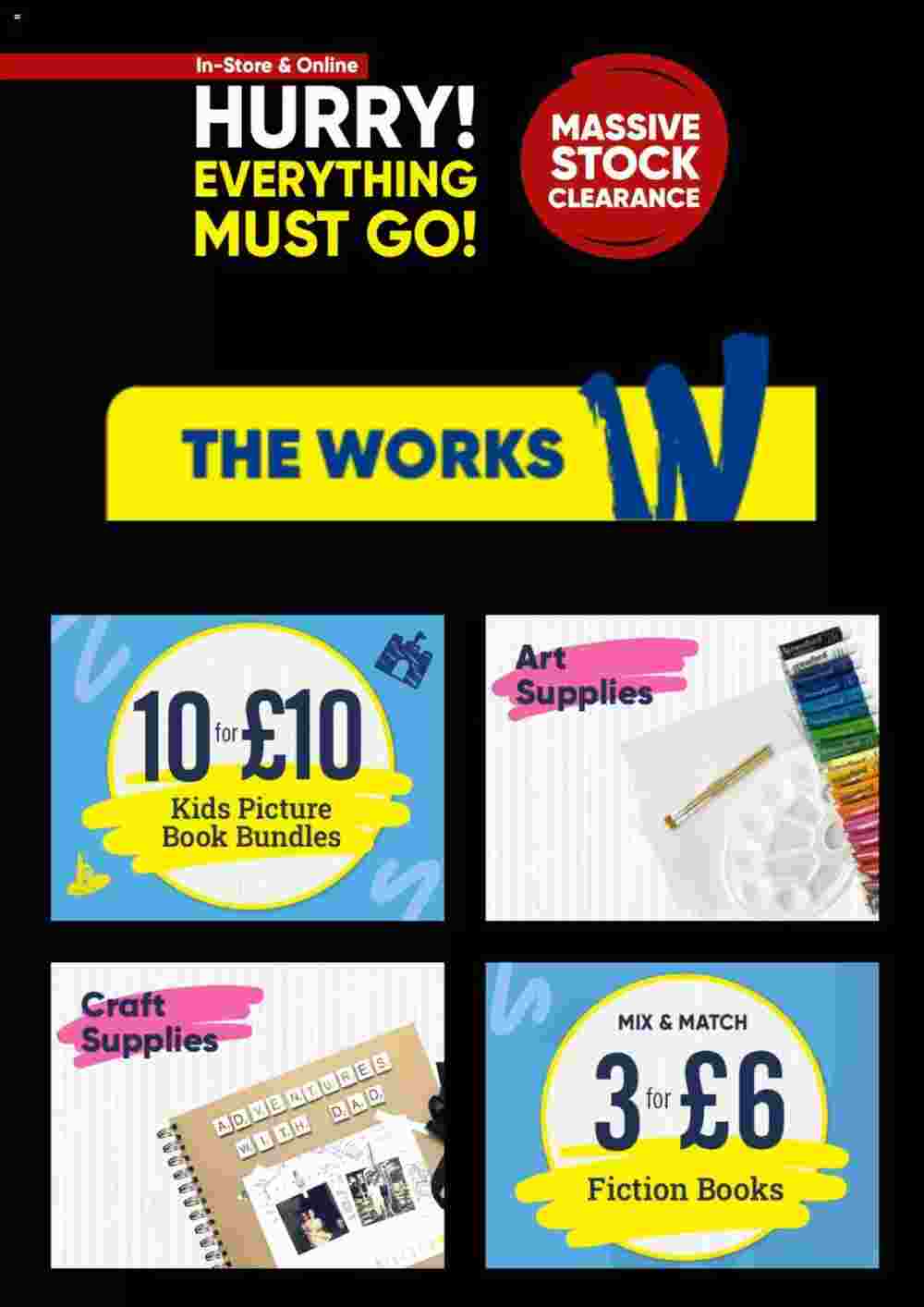 The Works offers valid from 04/01/2024 - Page 1.