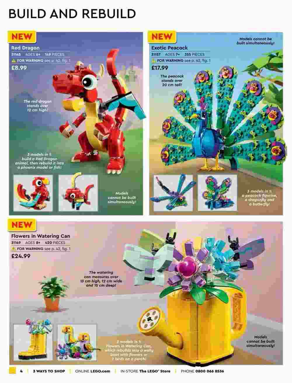 LEGO Shop offers valid from 05/01/2024 - Page 4.