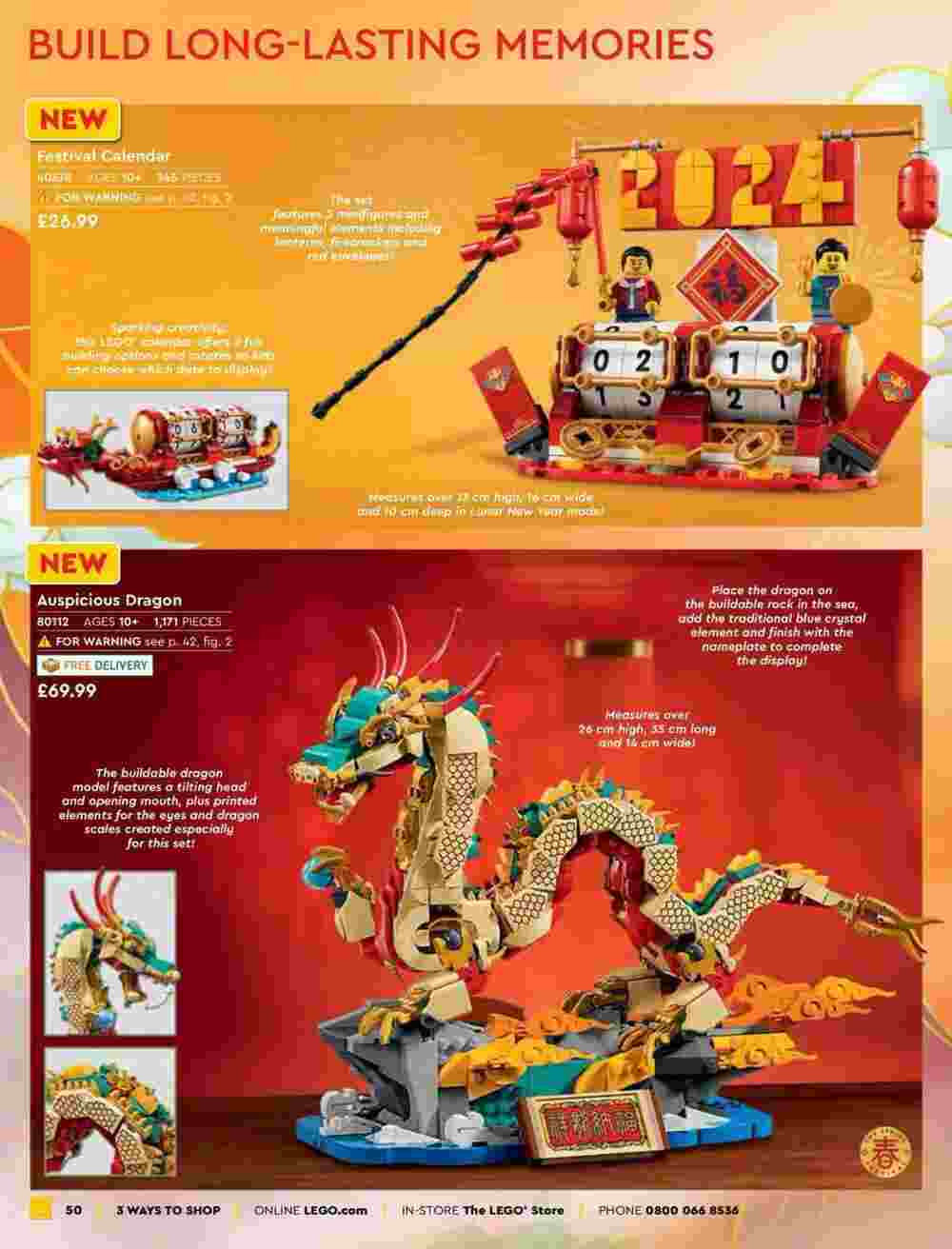 LEGO Shop offers valid from 05/01/2024 - Page 50.