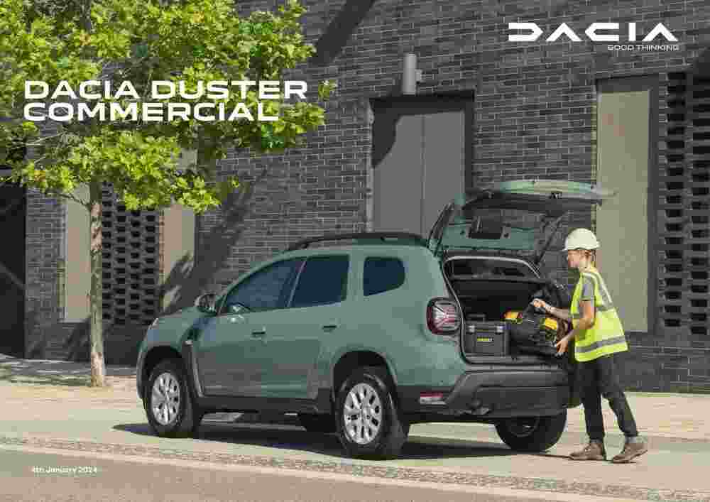 Dacia offers valid from 05/01/2024 - Page 1.