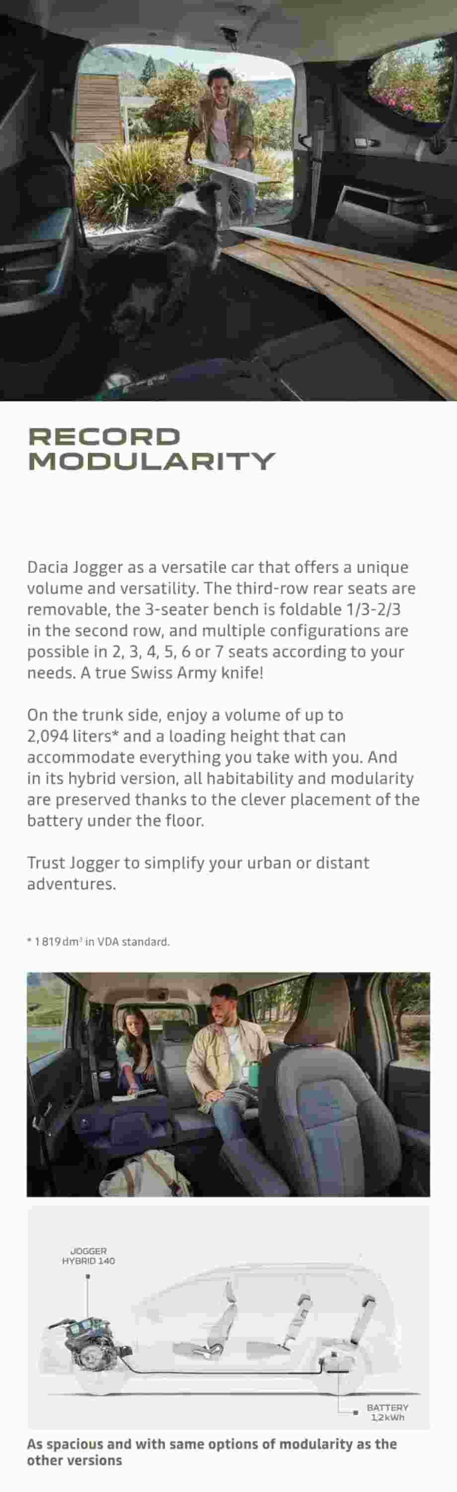 Dacia offers valid from 05/01/2024 - Page 11.