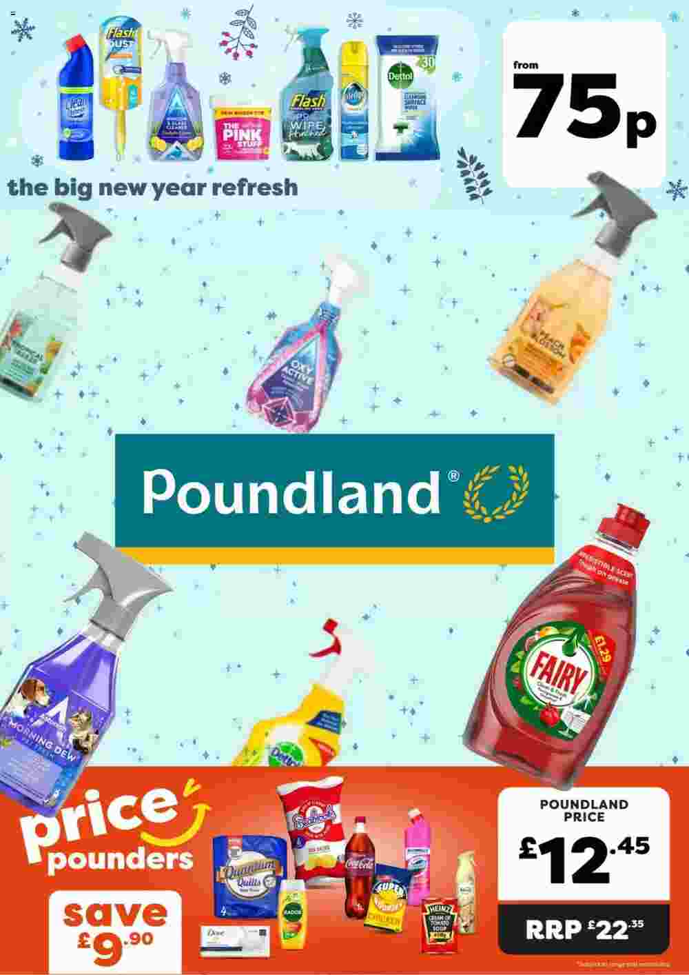 Poundland offers valid from 09/01/2024 - Page 1.