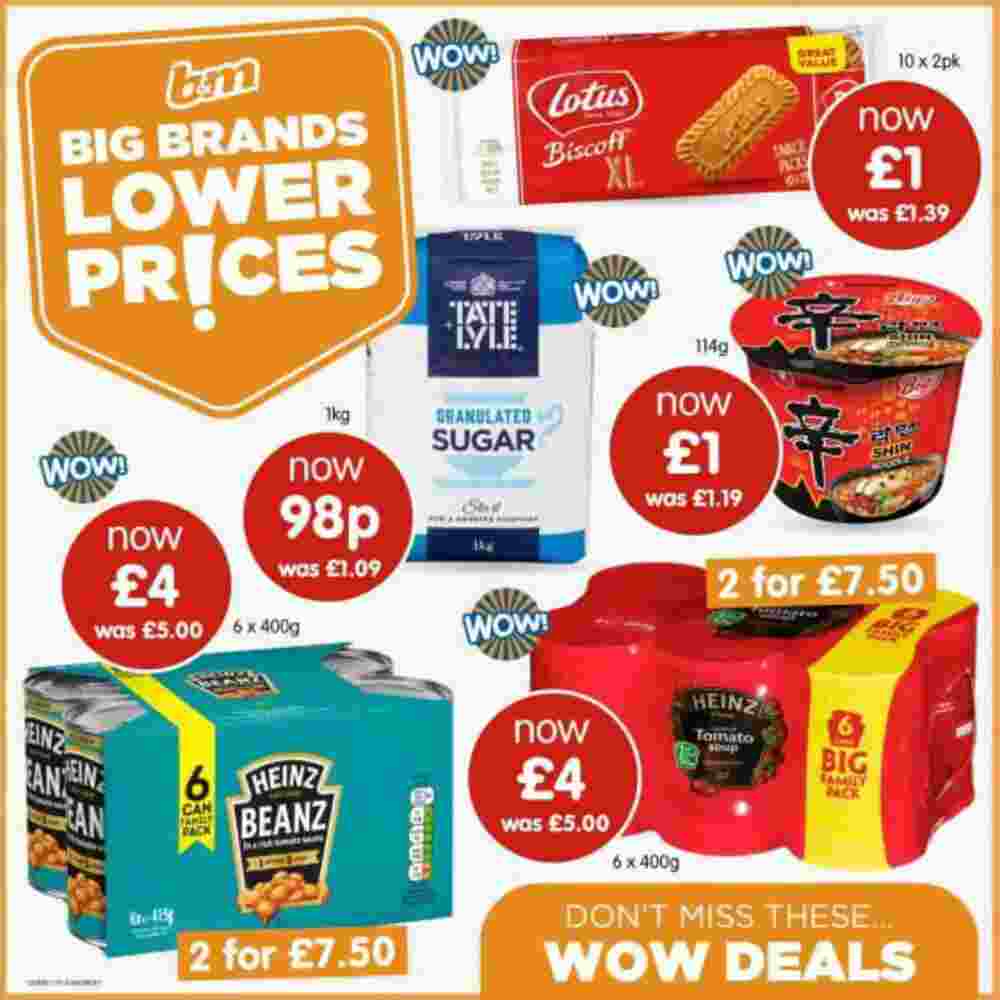 B&M Stores offers valid from 09/01/2024 - Page 1.