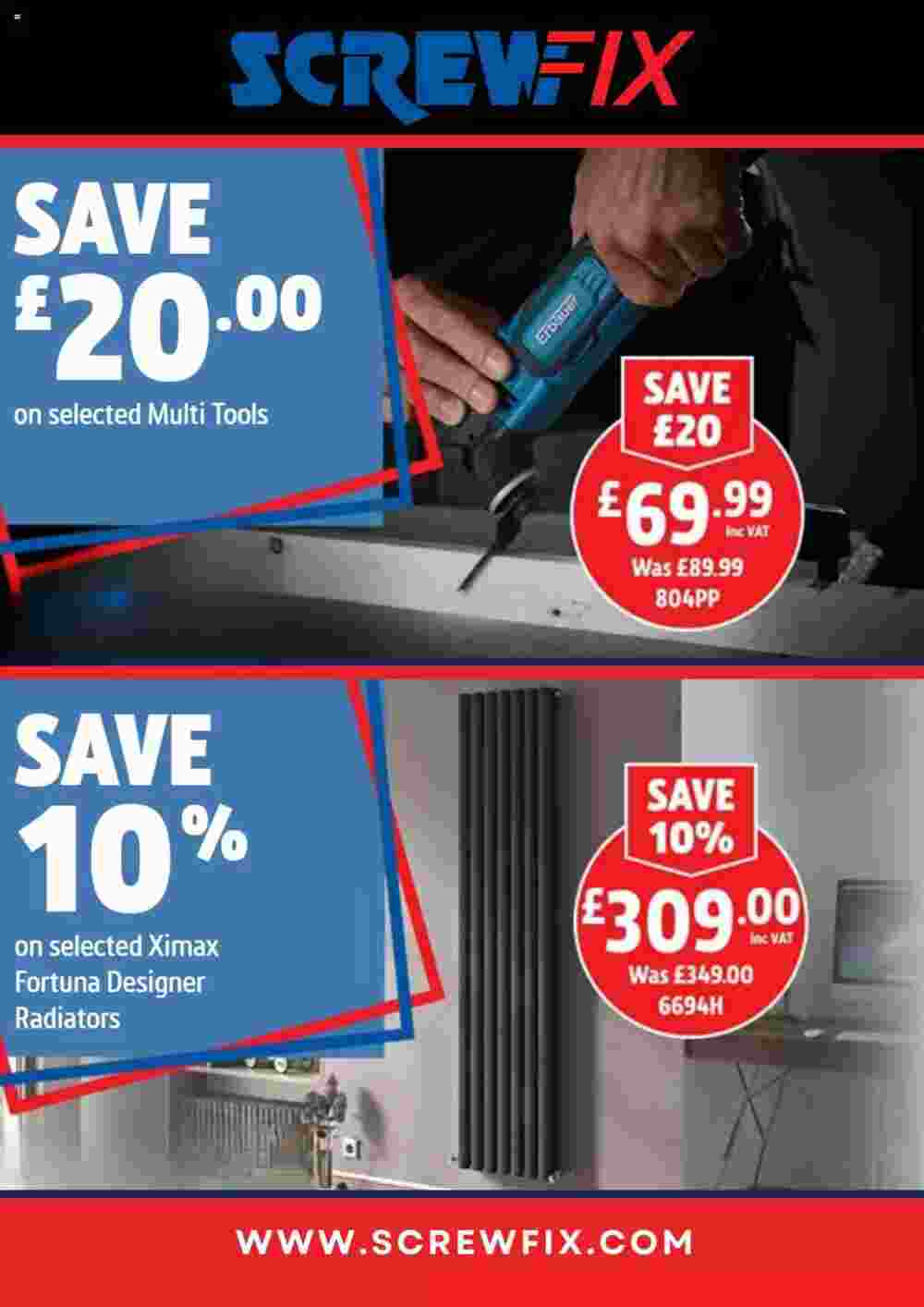 Screwfix offers valid from 10/01/2024 - Page 1.