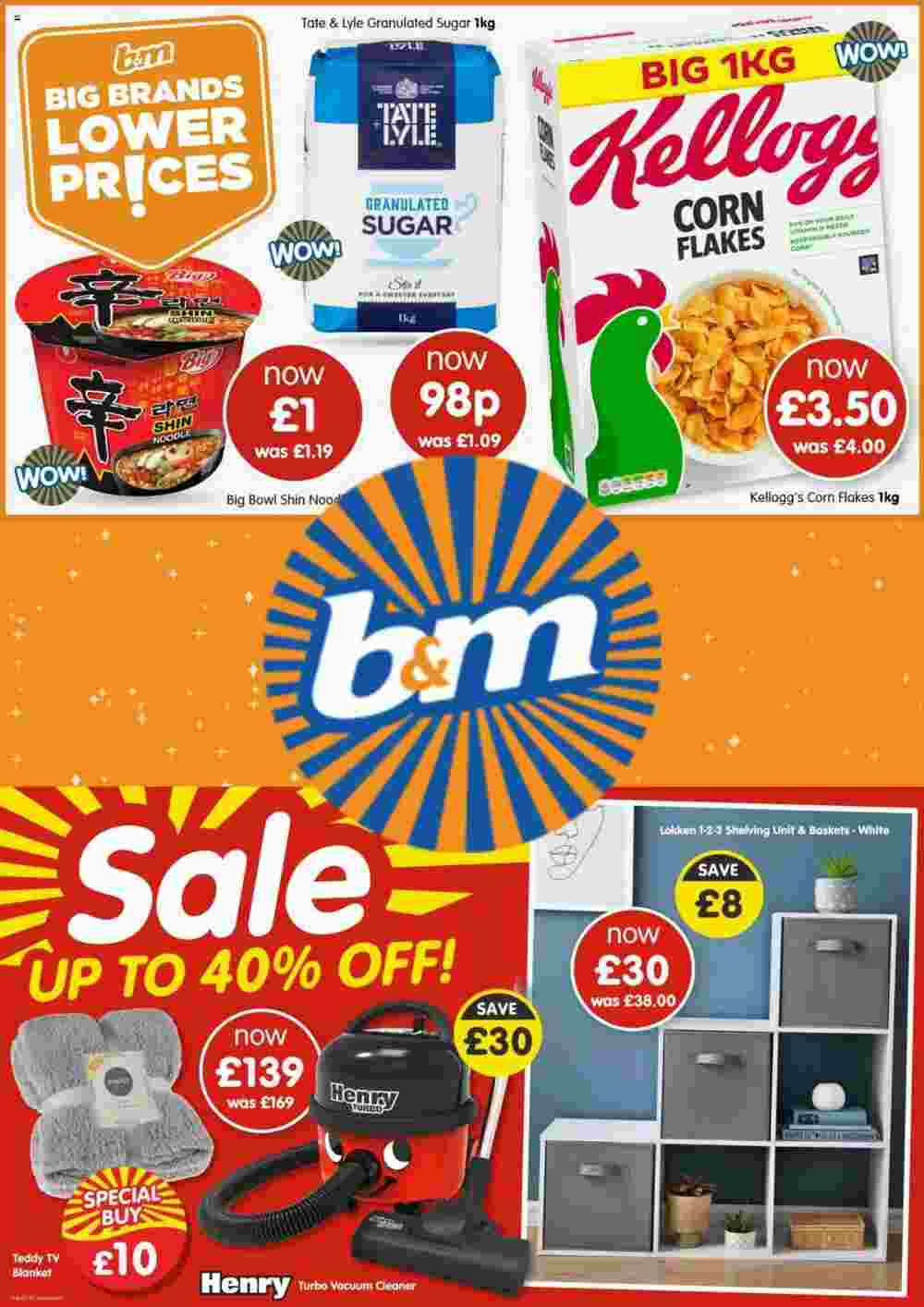 B&M Stores offers valid from 11/01/2024 - Page 1.