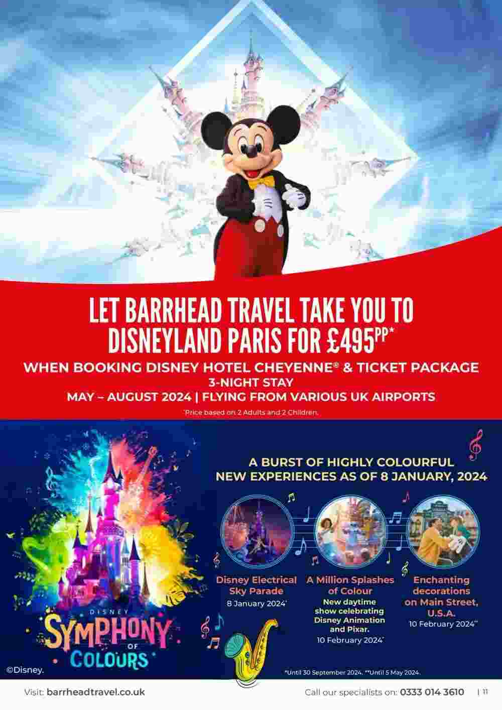 Barrhead Travel offers valid from 11/01/2024 - Page 11.