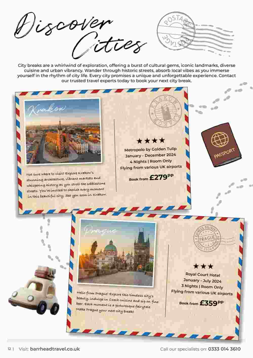 Barrhead Travel offers valid from 11/01/2024 - Page 12.