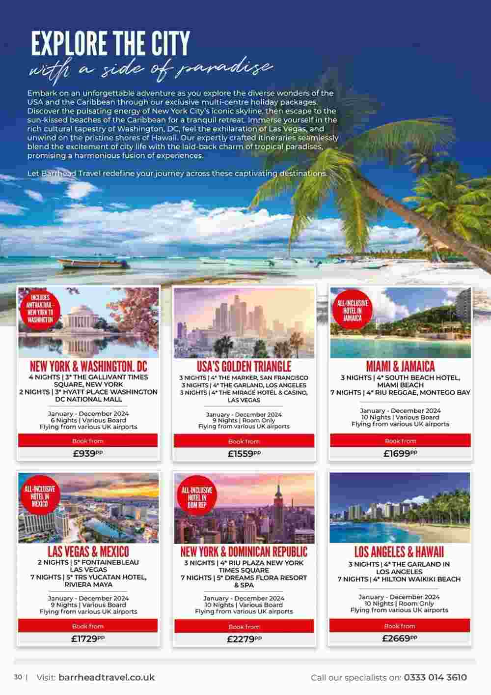 Barrhead Travel offers valid from 11/01/2024 - Page 30.