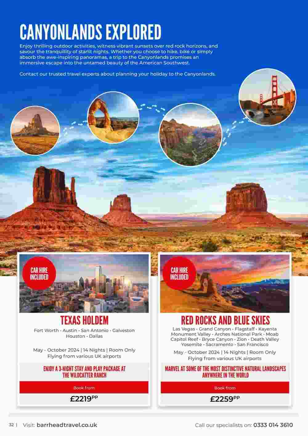 Barrhead Travel offers valid from 11/01/2024 - Page 32.