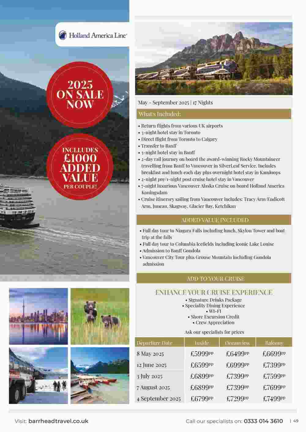 Barrhead Travel offers valid from 11/01/2024 - Page 49.