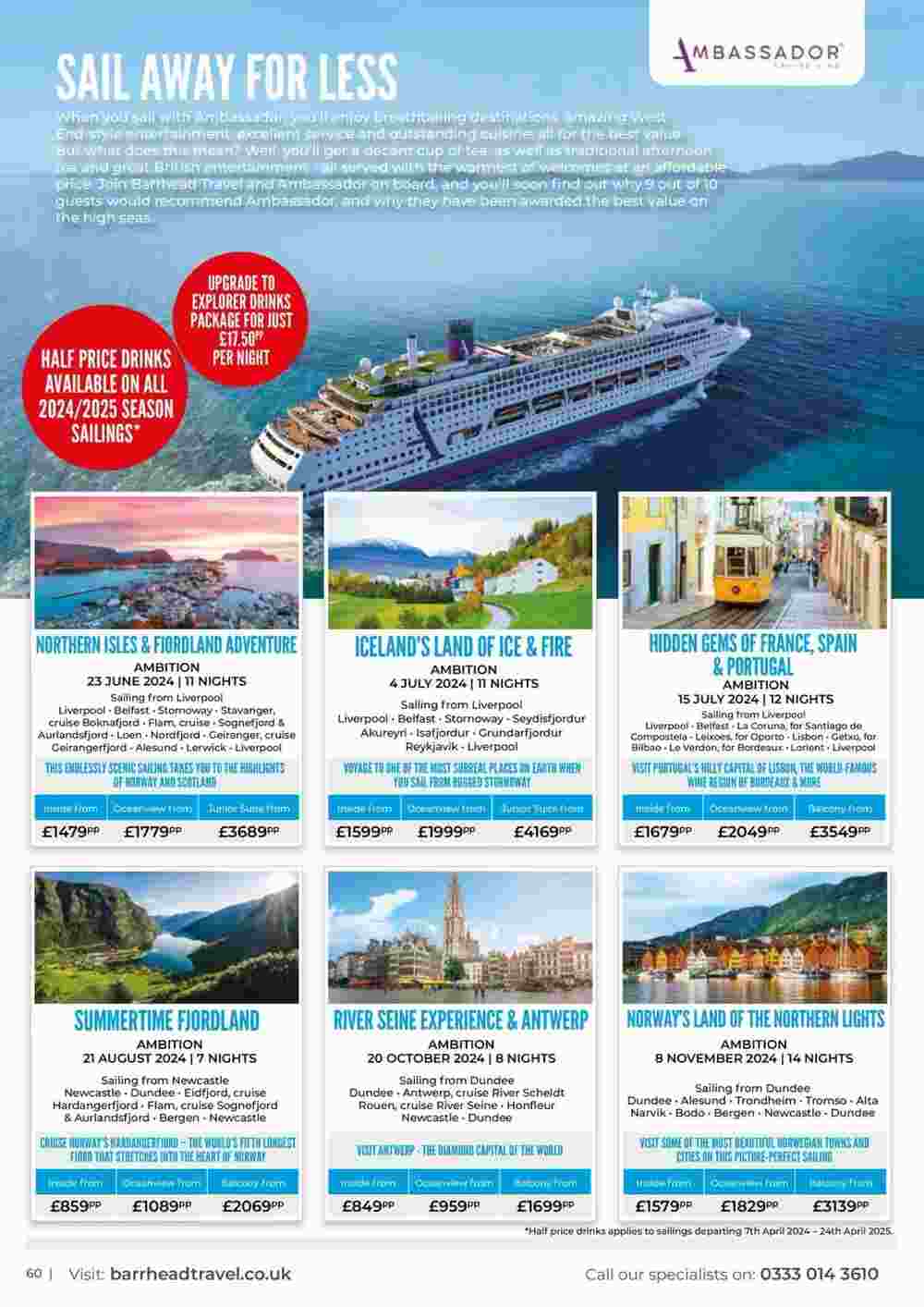 Barrhead Travel offers valid from 11/01/2024 - Page 60.