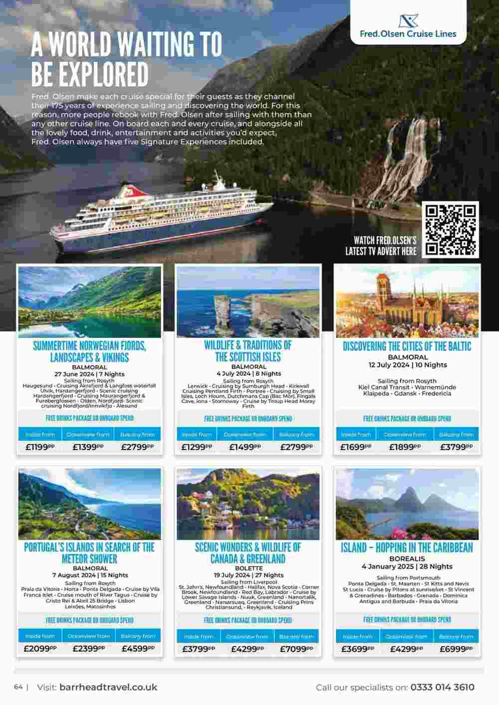 Barrhead Travel offers valid from 11/01/2024 - Page 64.