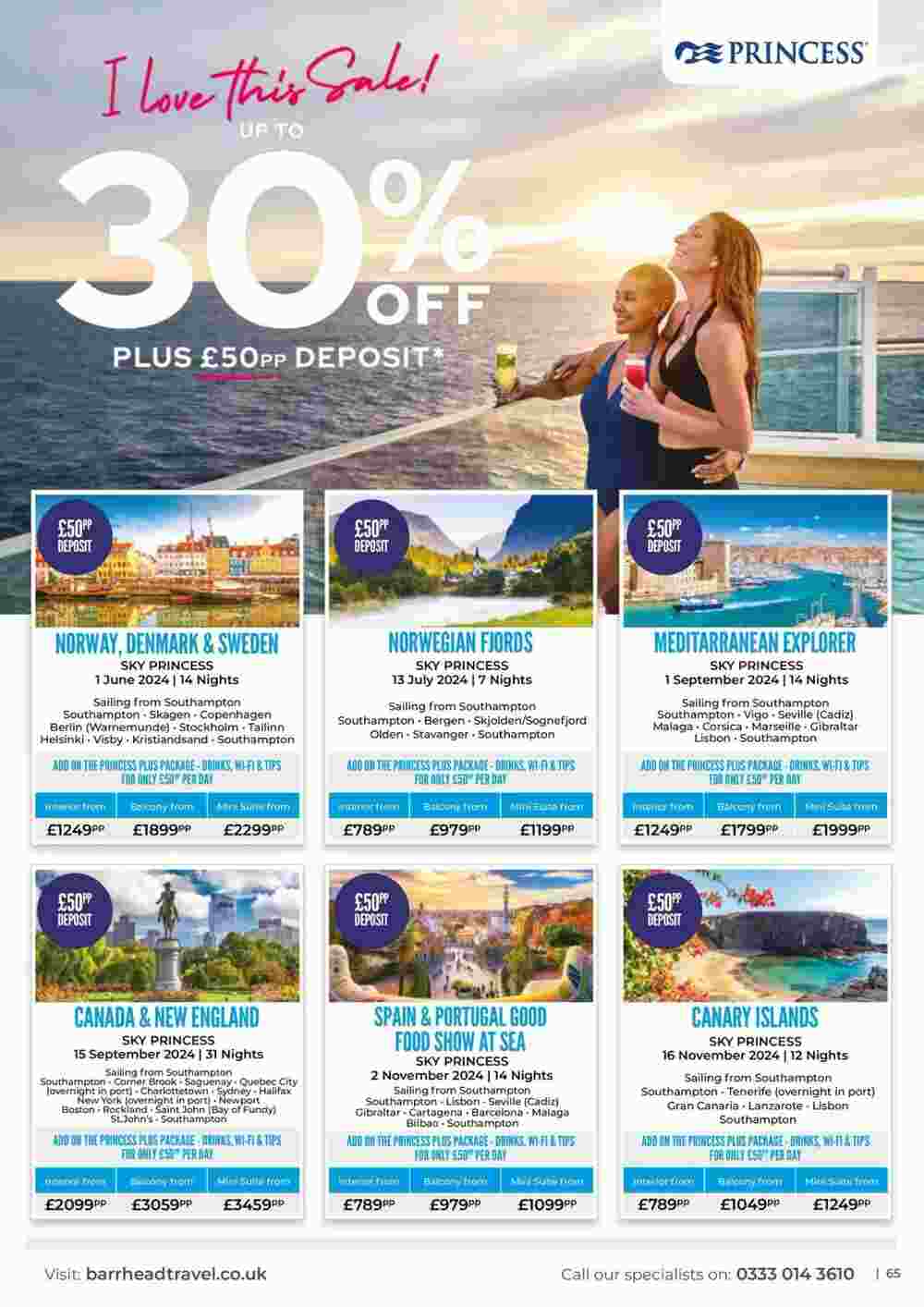 Barrhead Travel offers valid from 11/01/2024 - Page 65.