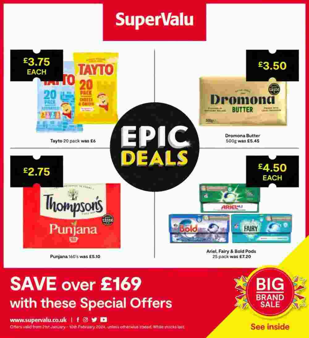 SuperValu offers valid from 21/01/2024 - Page 1.