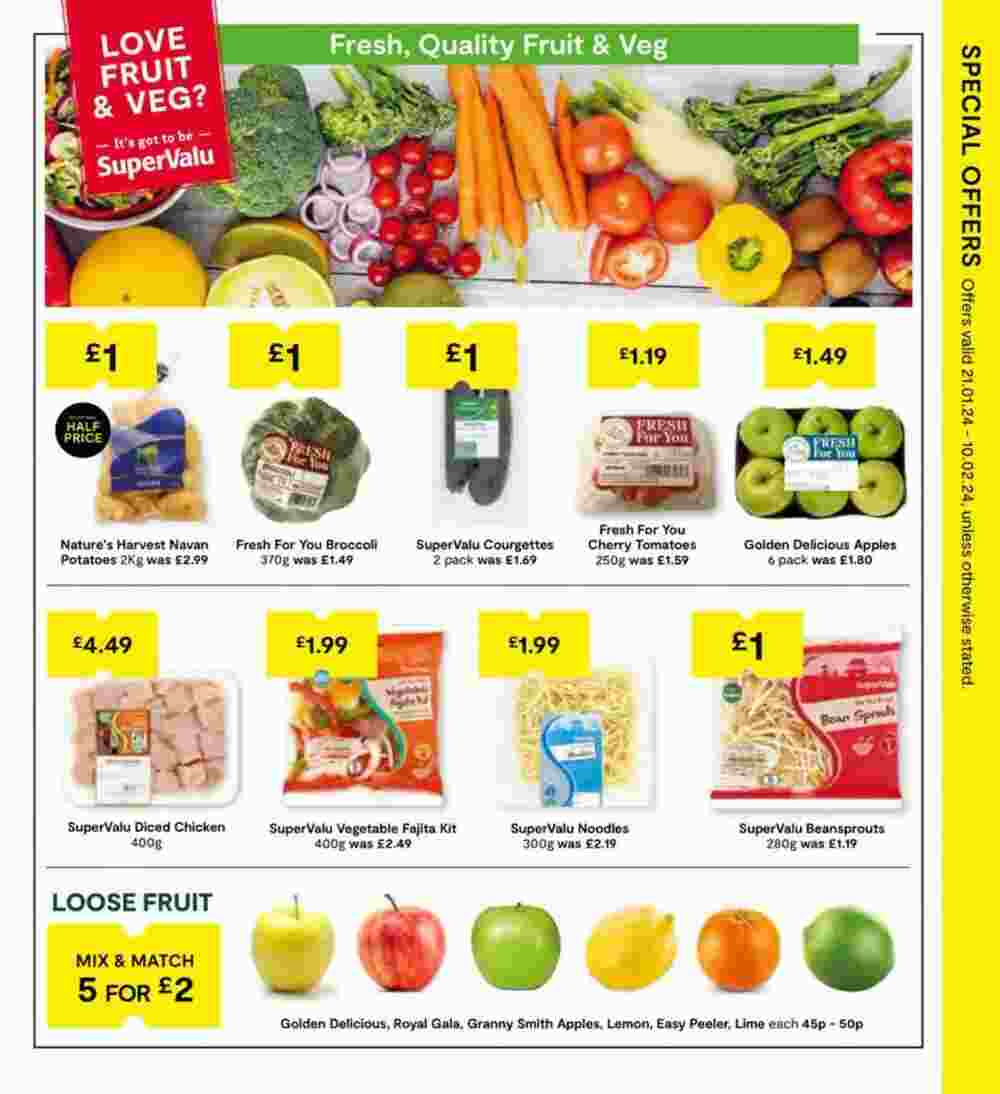 SuperValu offers valid from 21/01/2024 - Page 7.