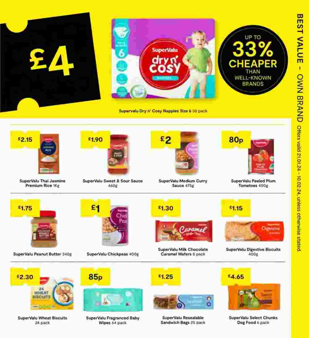 SuperValu offers valid from 21/01/2024 - Page 9.