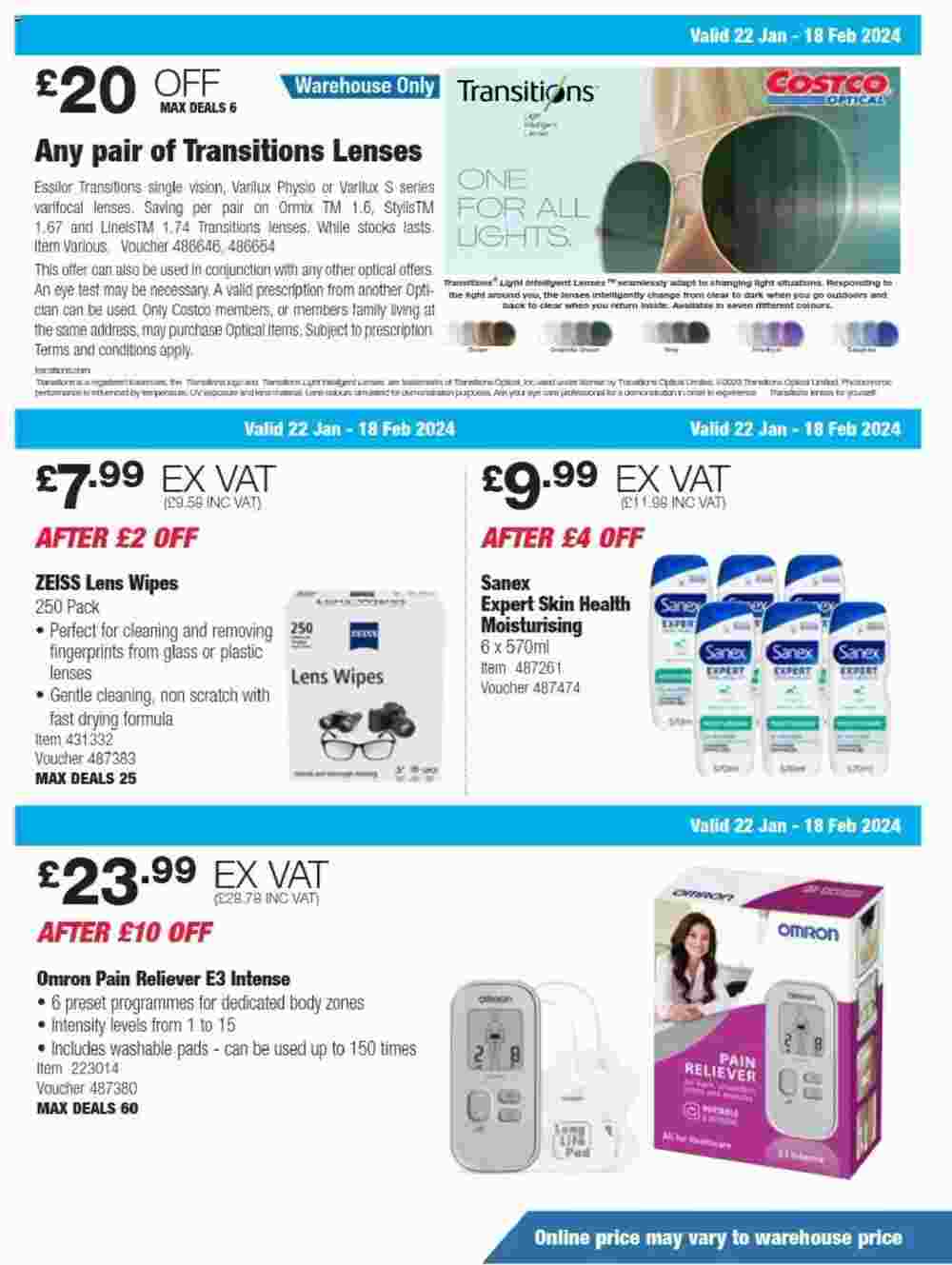 Costco offers valid from 22/01/2024 - Page 15.