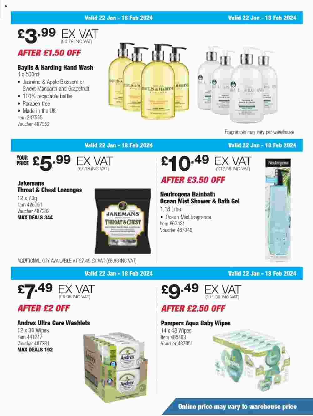 Costco offers valid from 22/01/2024 - Page 17.
