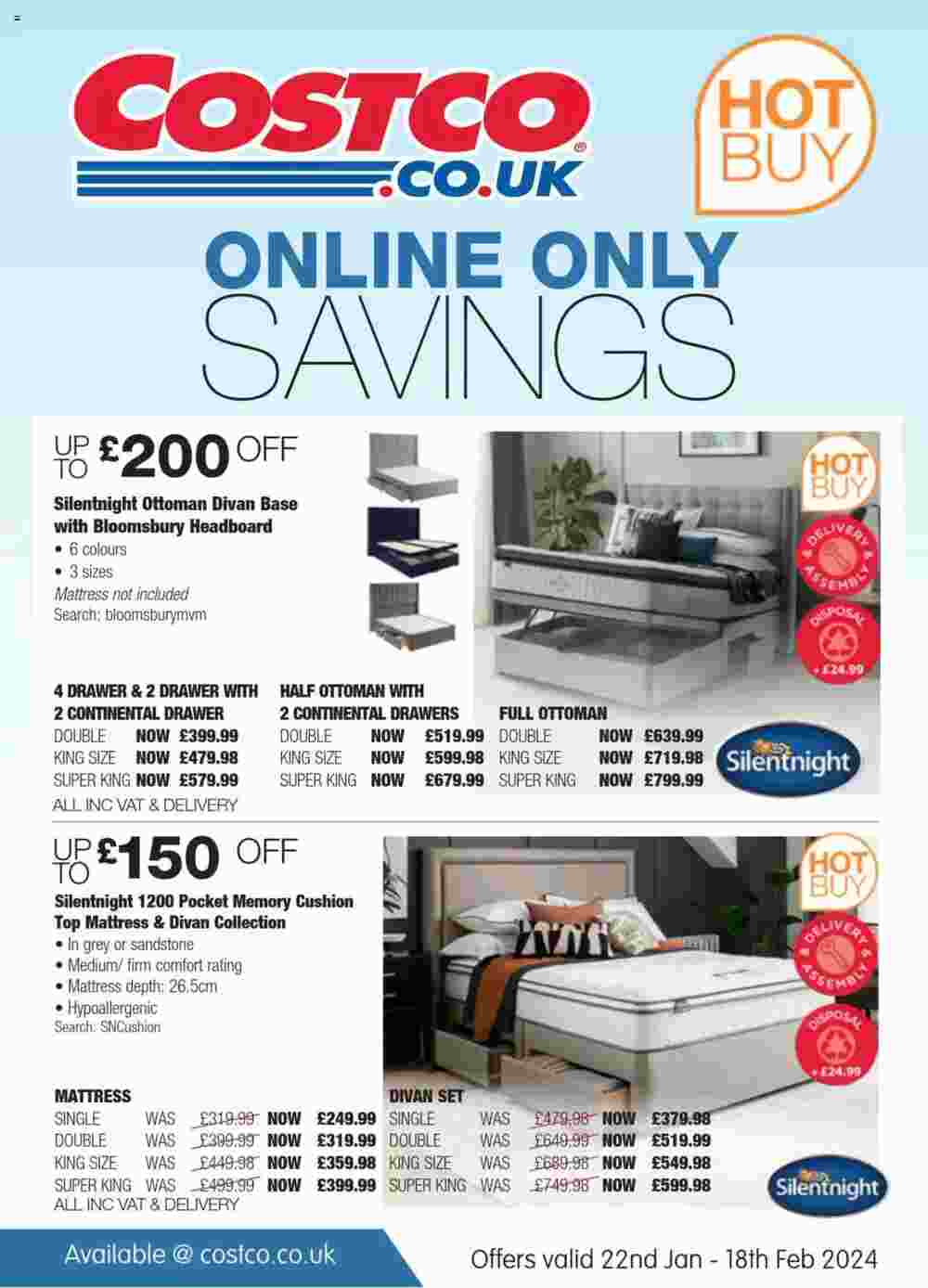 Costco offers valid from 22/01/2024 - Page 1.