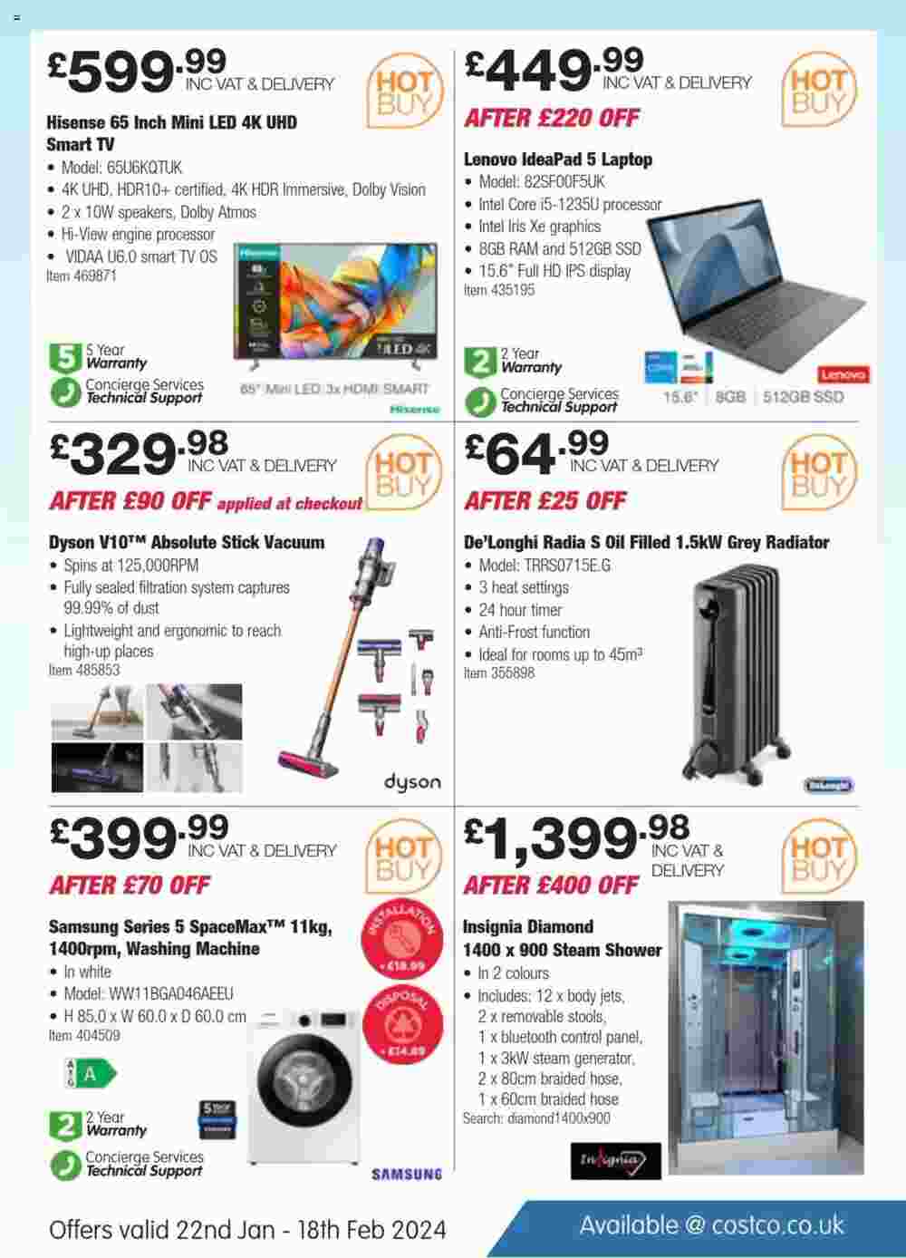 Costco offers valid from 22/01/2024 - Page 2.