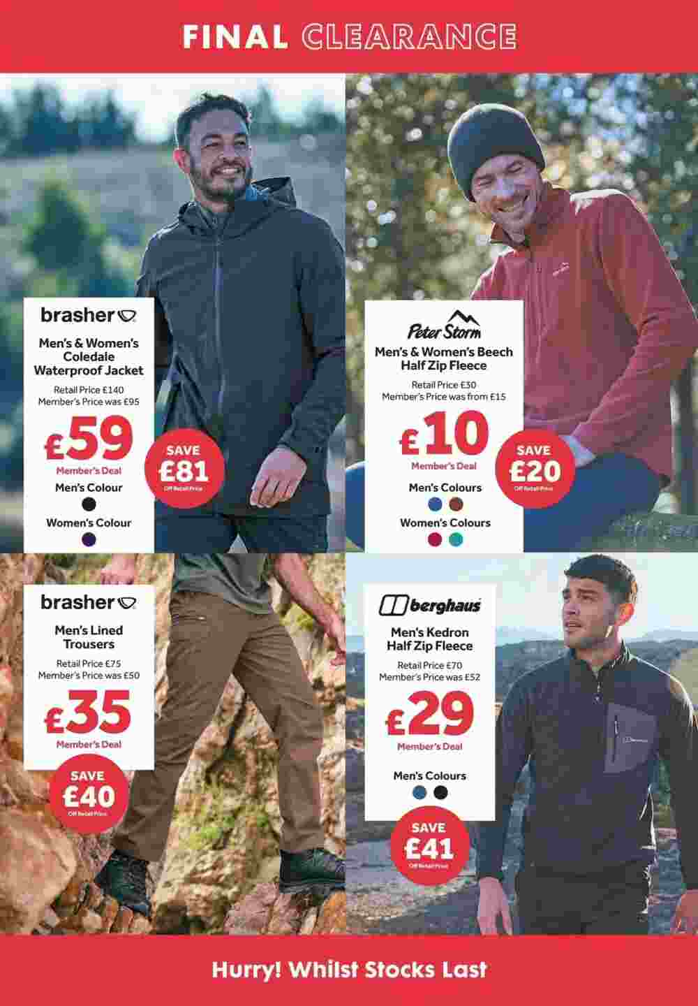 GO Outdoors offers valid from 22/01/2024 - Page 3.