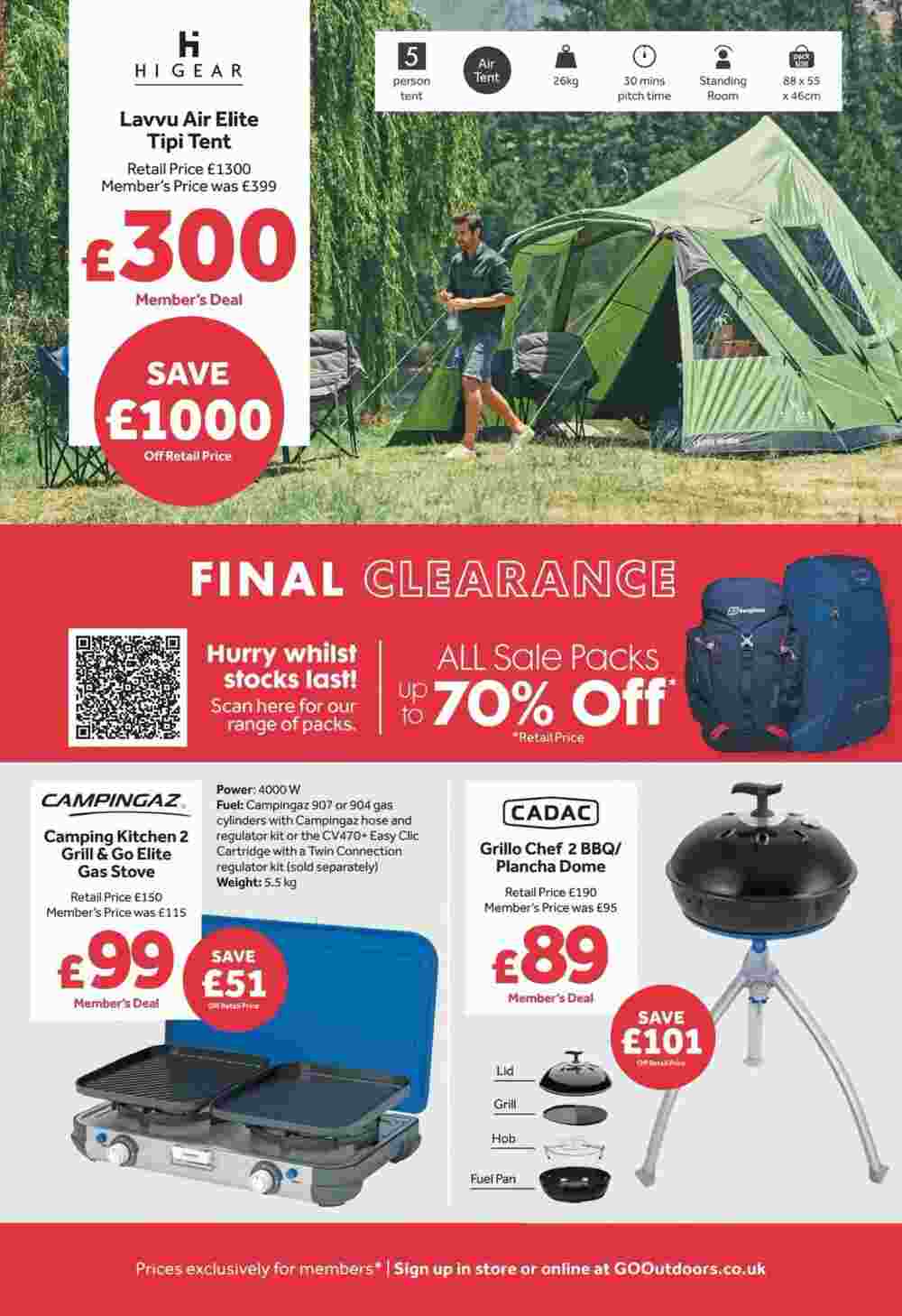 GO Outdoors offers valid from 22/01/2024 - Page 6.