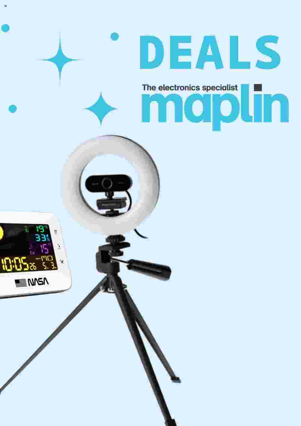 Maplin offers valid from 23/01/2024 - Page 1.