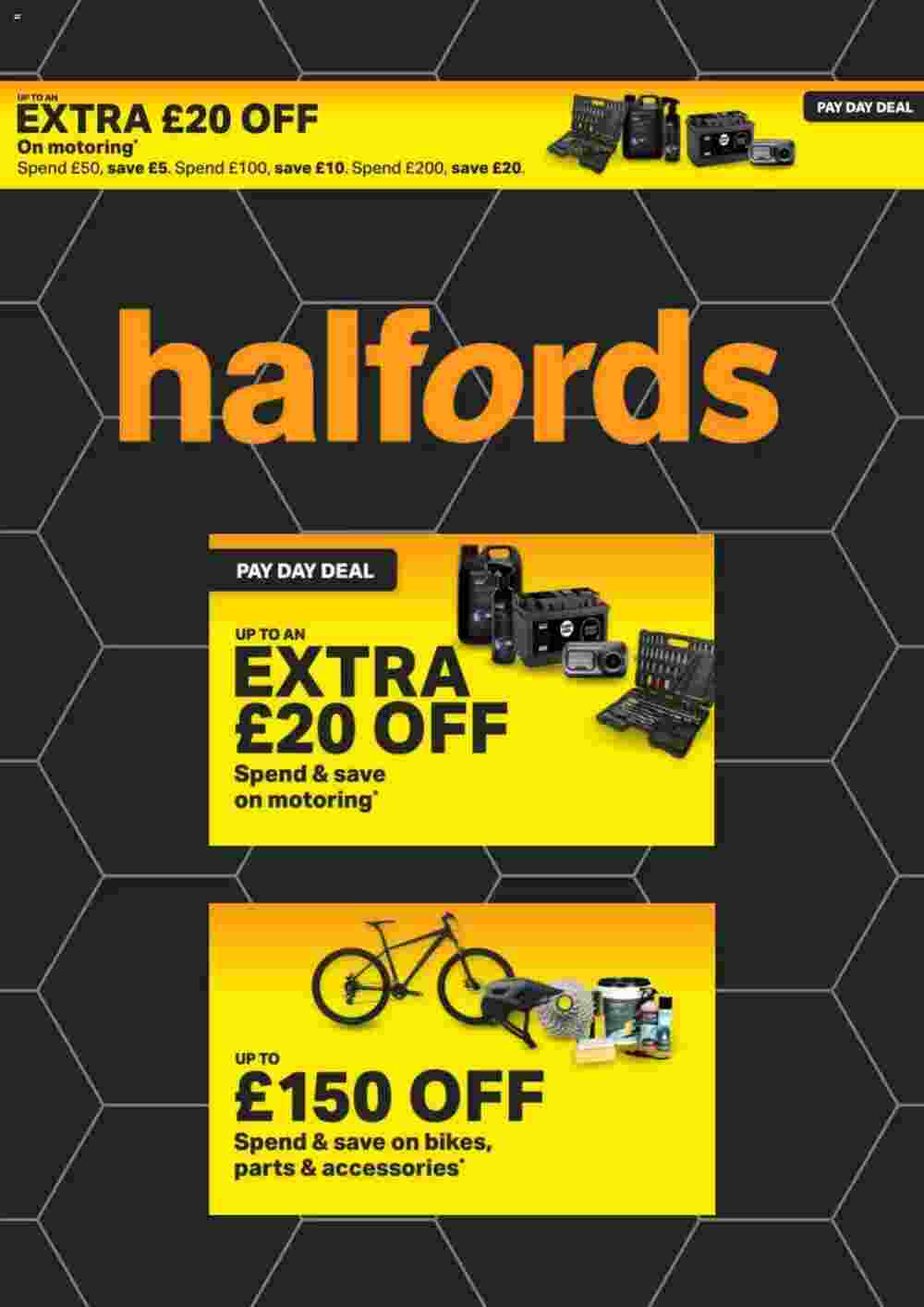 Halfords offers valid from 23/01/2024 - Page 1.