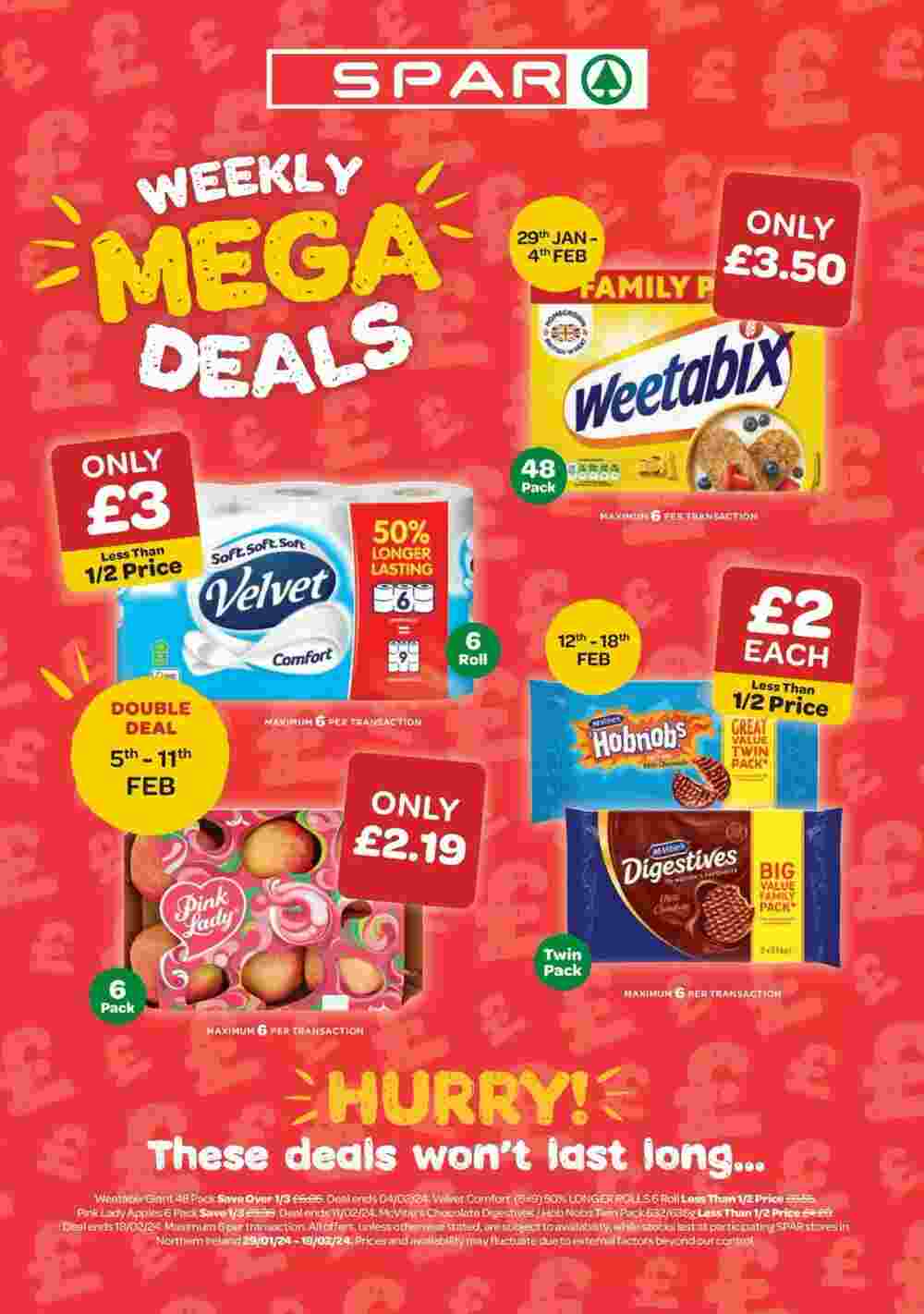 Spar offers valid from 29/01/2024 - Page 1.