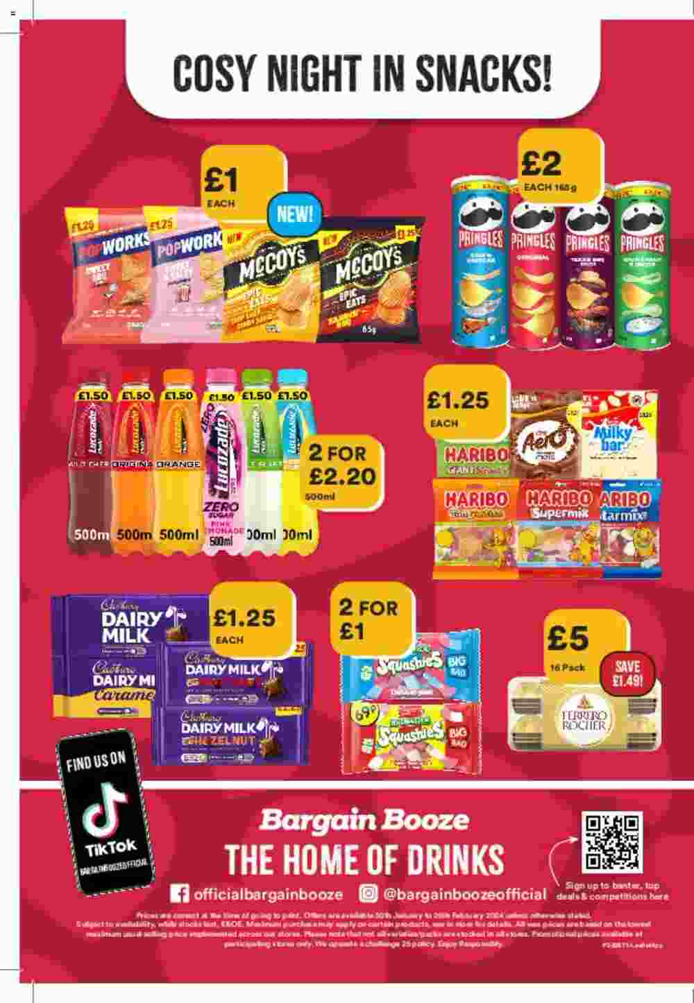 Bargain Booze offers valid from 30/01/2024 - Page 1.