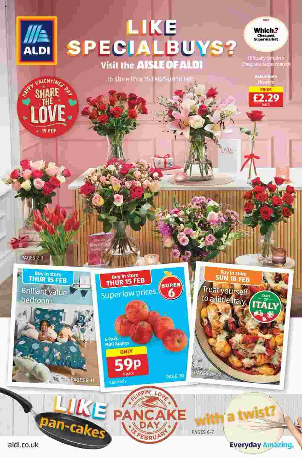 Aldi offers valid from 15/02/2024 - Page 1.