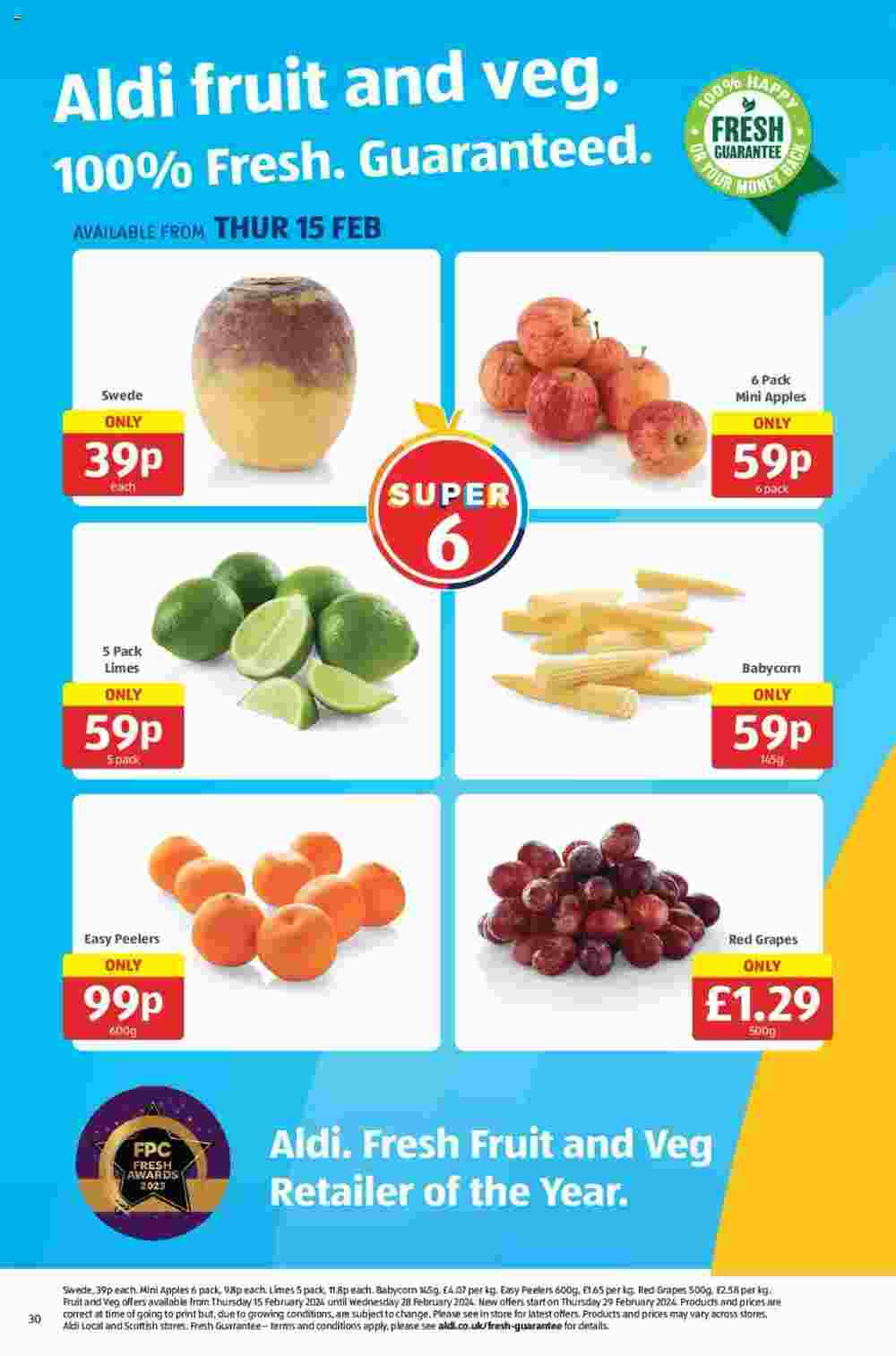 Aldi offers valid from 15/02/2024 - Page 30.