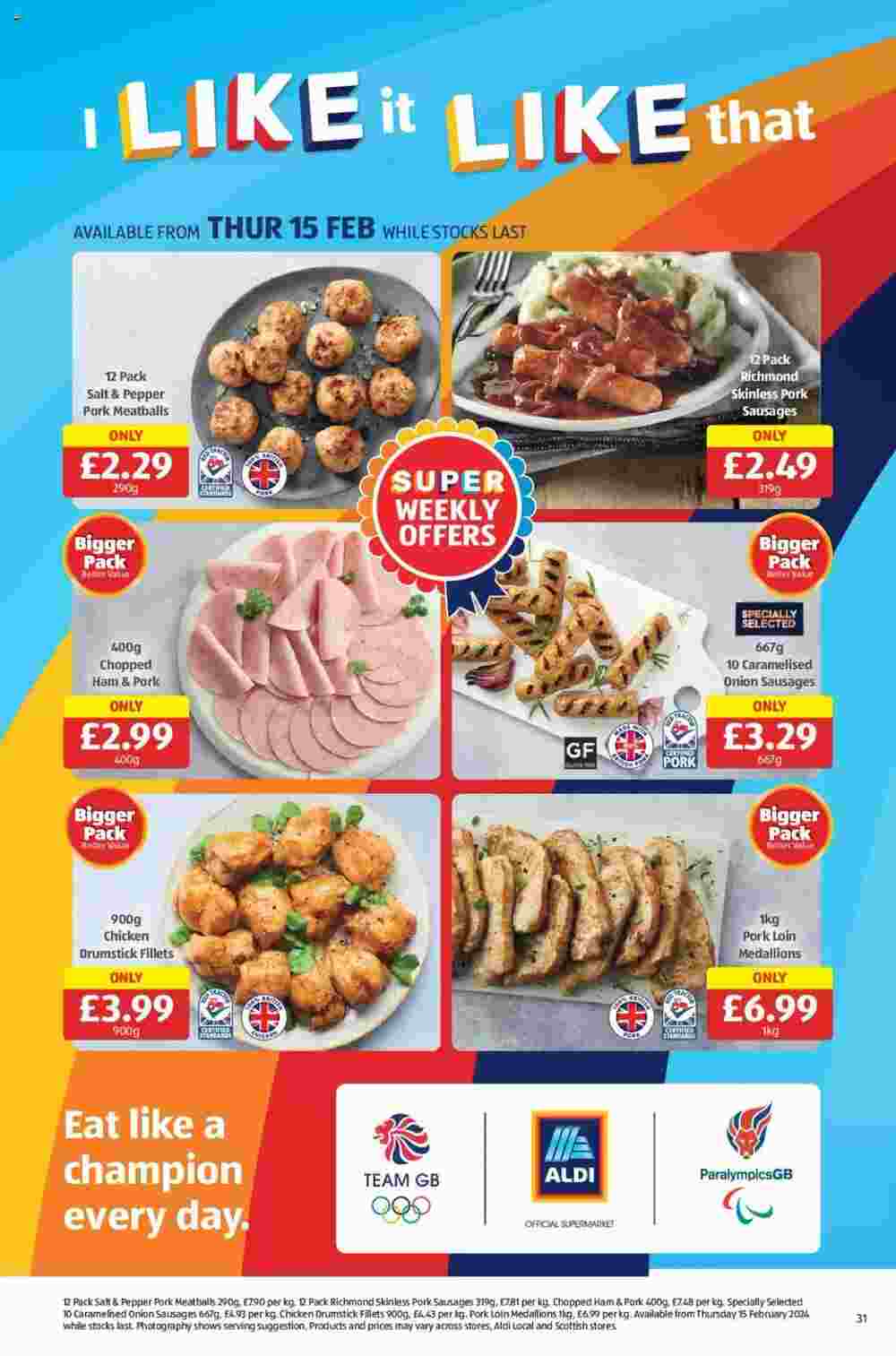 Aldi offers valid from 15/02/2024 - Page 31.