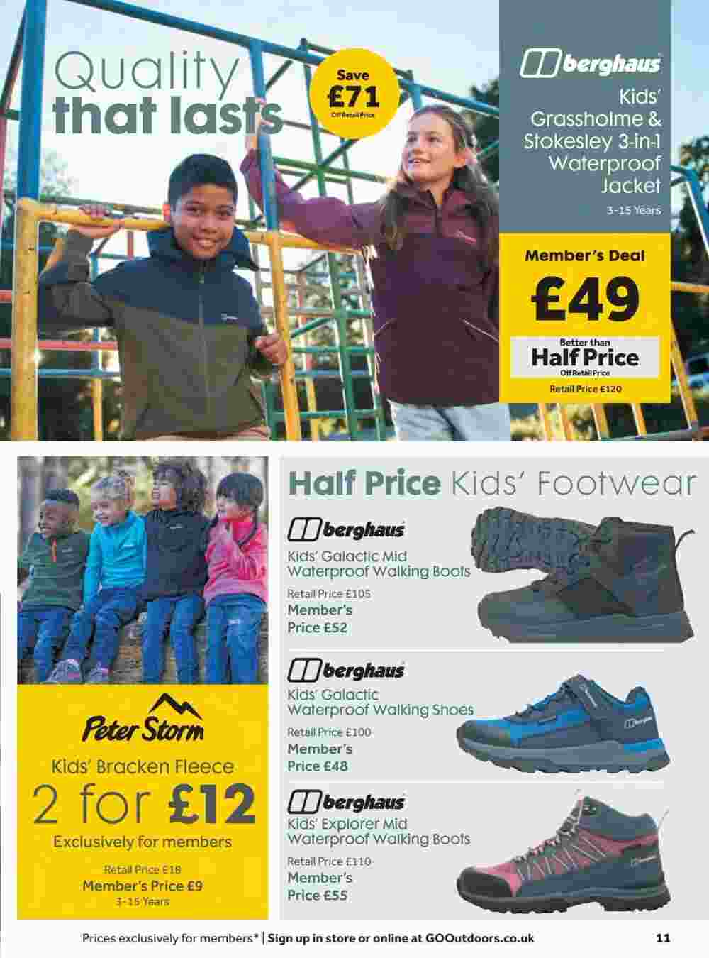 GO Outdoors offers valid from 20/02/2024 - Page 11.