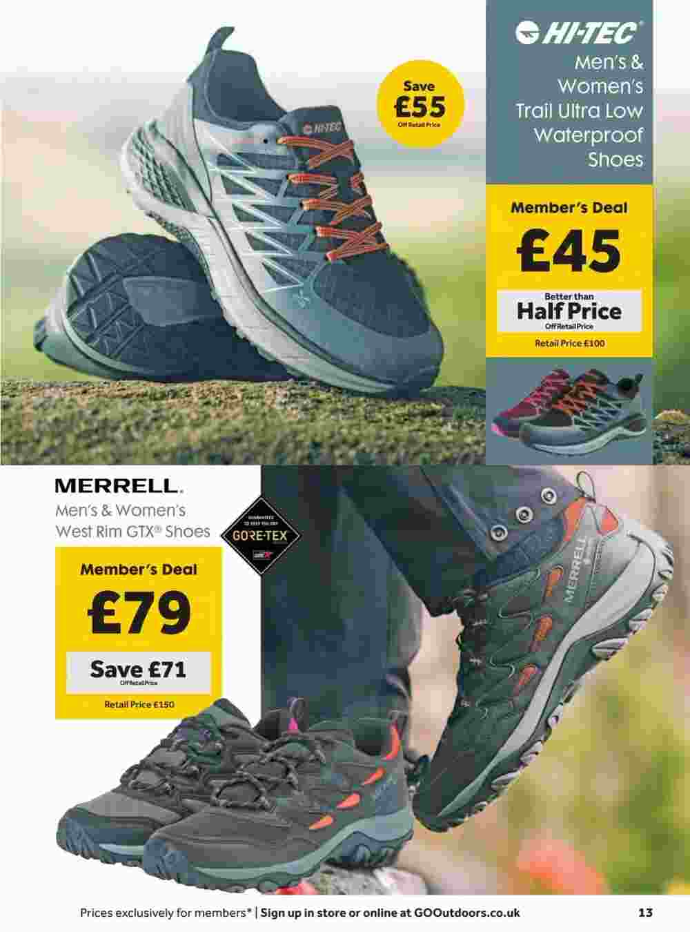 GO Outdoors offers valid from 20/02/2024 - Page 13.