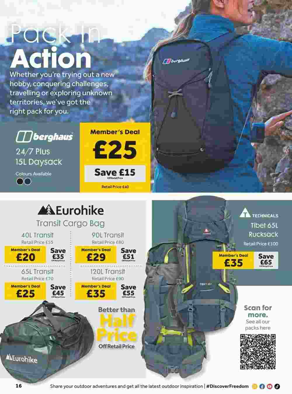 GO Outdoors offers valid from 20/02/2024 - Page 16.