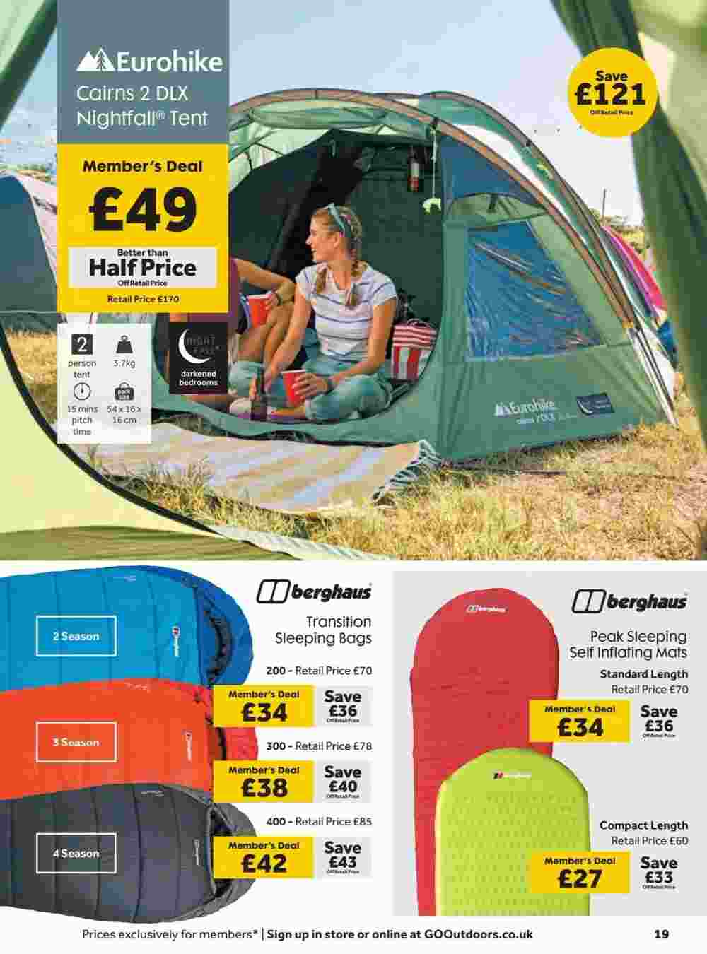 GO Outdoors offers valid from 20/02/2024 - Page 19.