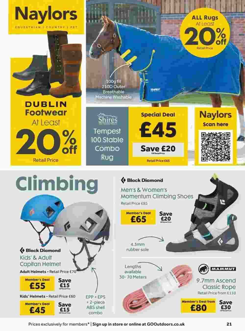 GO Outdoors offers valid from 20/02/2024 - Page 21.