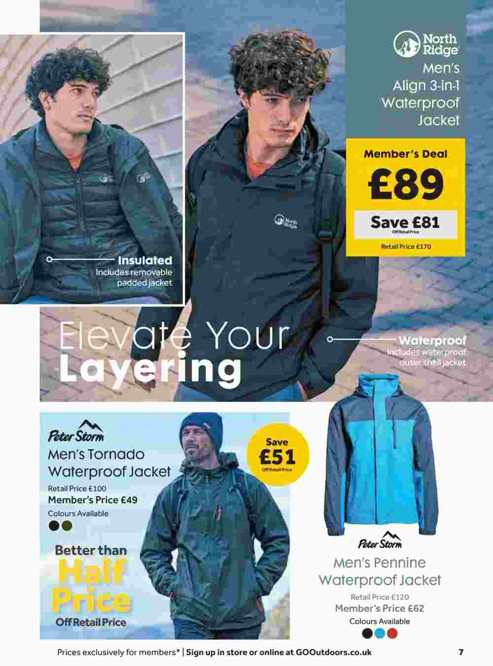 GO Outdoors offers valid from 20/02/2024 - Page 7.