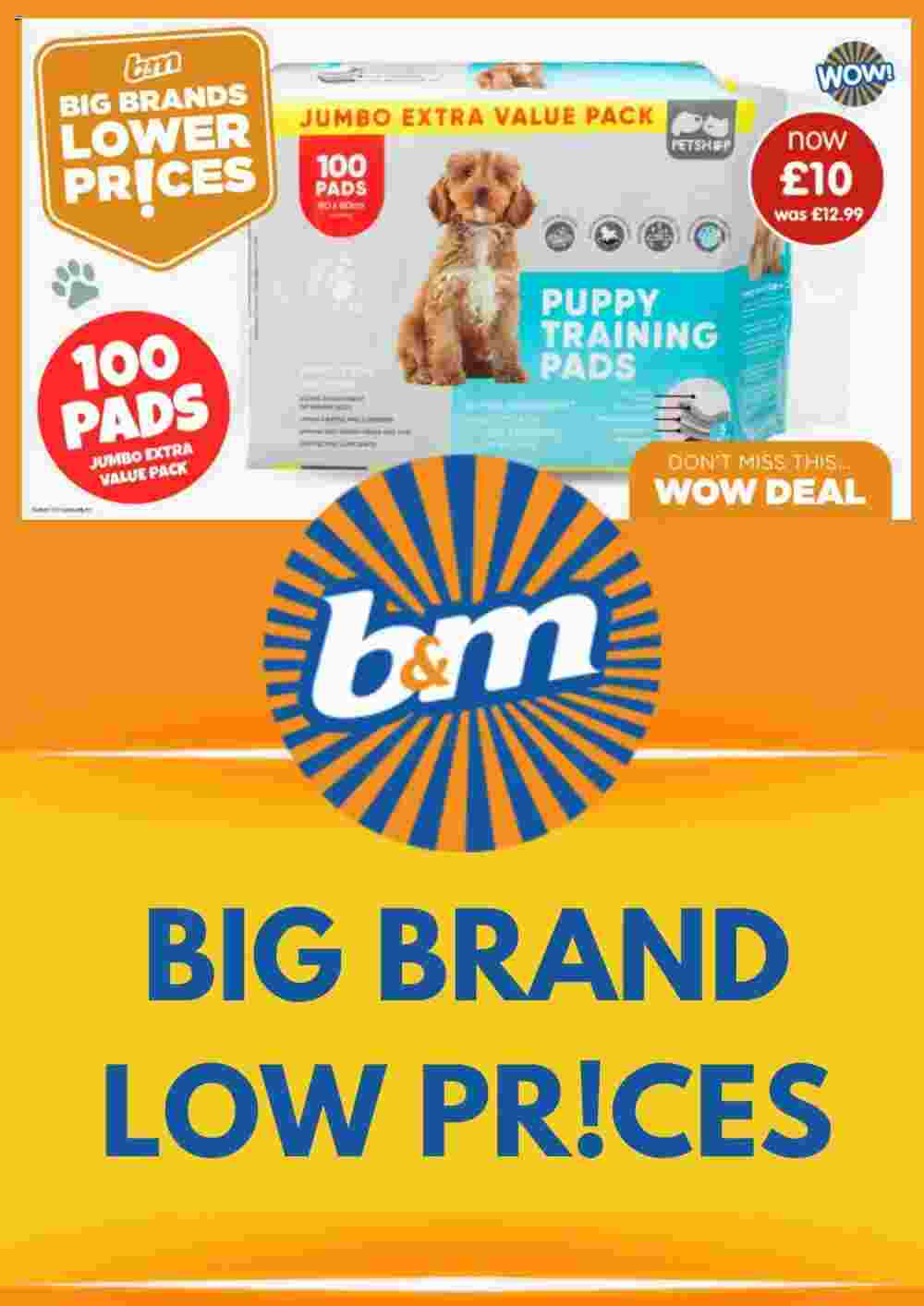 B&M Stores offers valid from 22/02/2024 - Page 1.