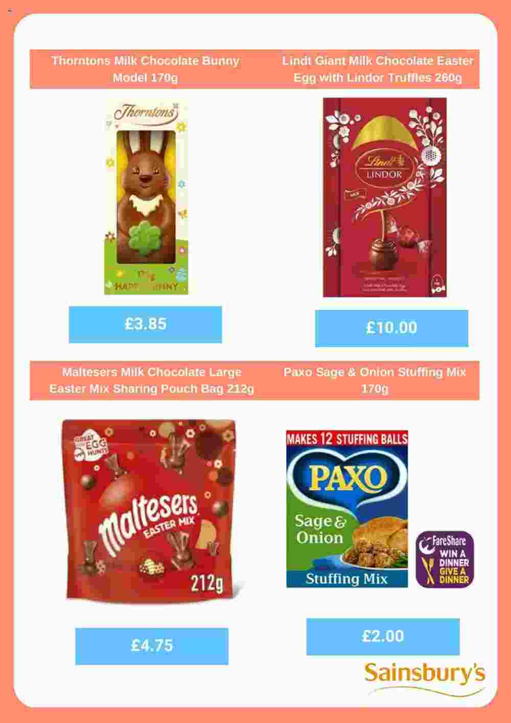 Sainsbury's offers valid from 12/03/2024 - Page 4.